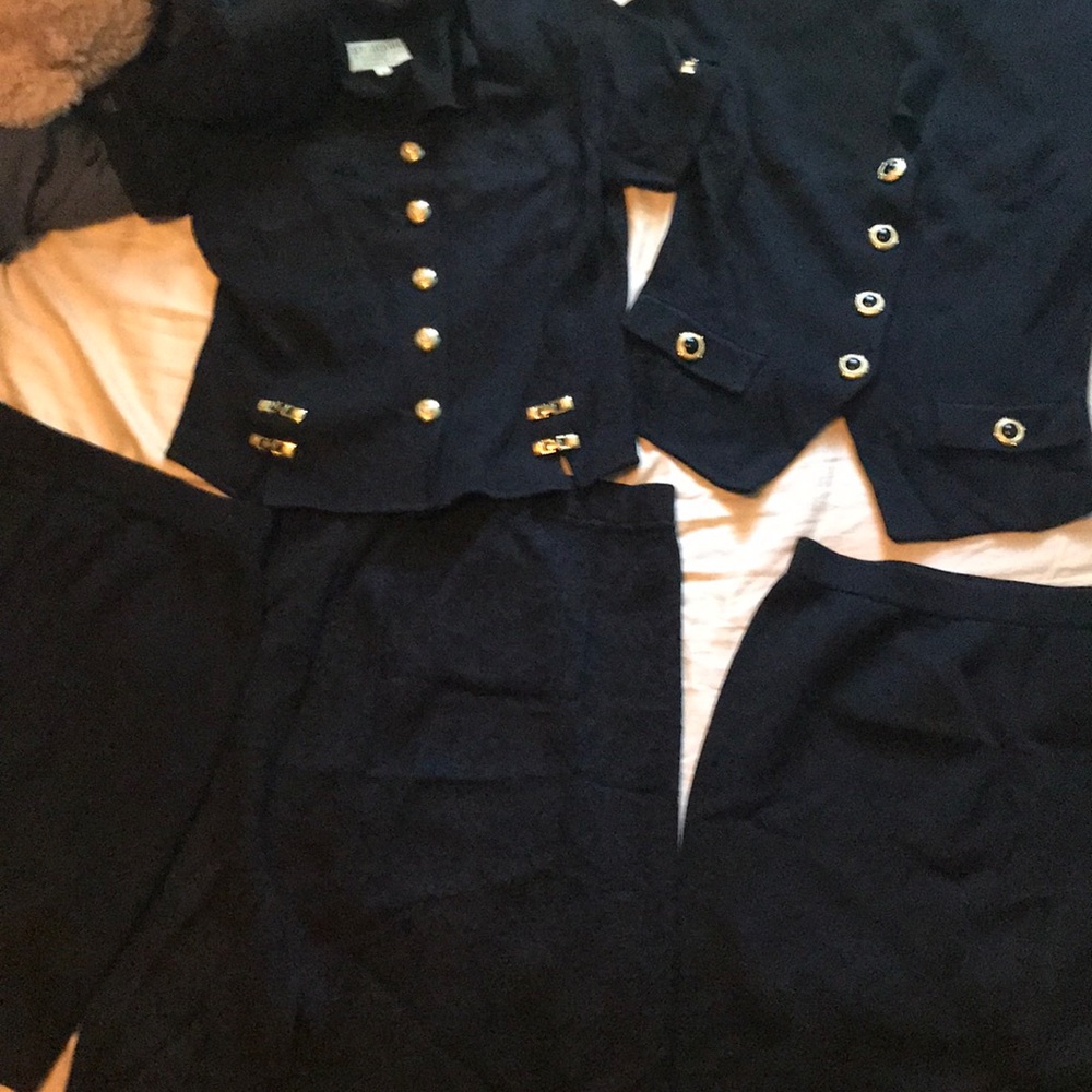 St. John Suit Bundle! Two Tops and Two Skirts!